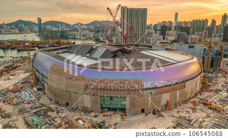 Sept 3 2023 stadium under construction, Kai Tak Sports Park Sept 3 2023 stadium under construction, Kai Tak Sports Park 106545088