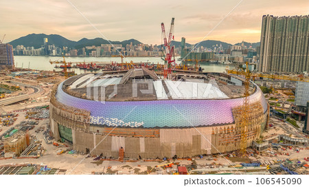 Sept 3 2023 stadium under construction, Kai Tak Sports Park 106545090