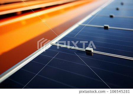 Top view of photovoltaic solar panels. Top view of photovoltaic solar panels. 106545281