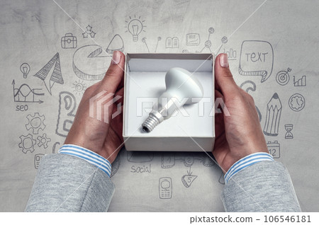 Light bulb as a symbol 106546181
