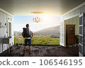 Young traveler exploring the world concept 106546195