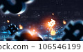 Virtual cryptocurrency concept. 106546199