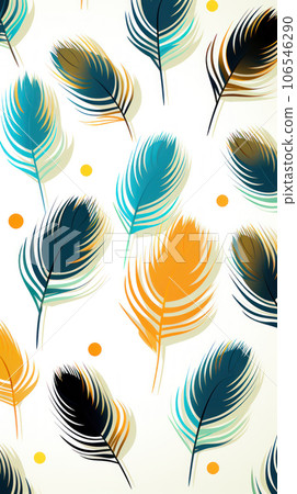 Background of peacock feathers 106546290