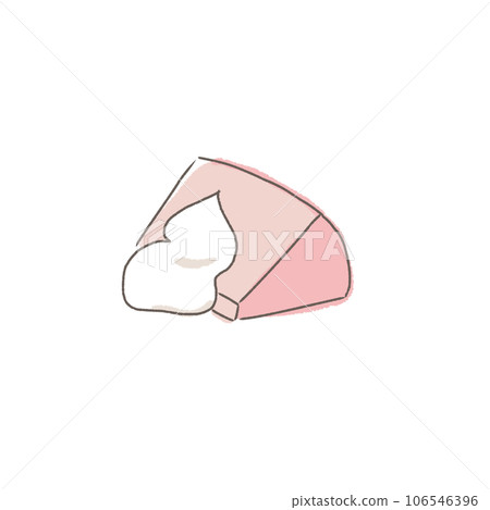 戚風蛋糕手寫插畫 106546396