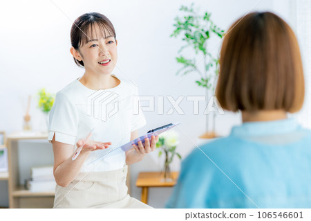 Esthetician counseling Esthetician counseling 106546601