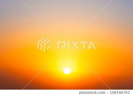 Sunset sky clear sunset sky 106546701