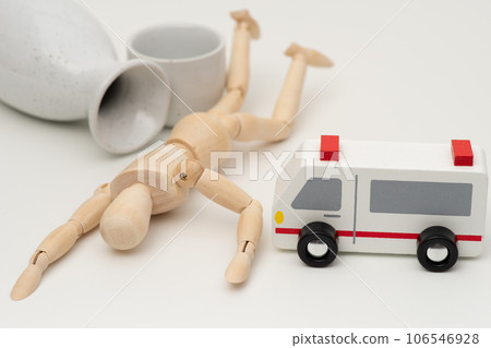 Image of passing out and being transported by ambulance Image of passing out and being transported by ambulance 106546928