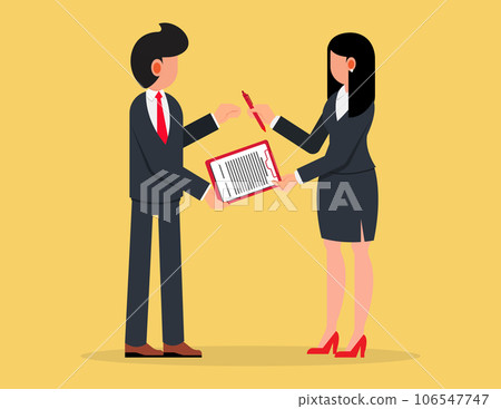 Contract or mortgage form with financial checklist. 106547747