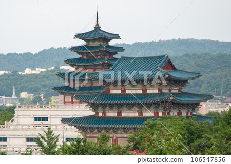 韓國首爾景福宮風景非常美麗 韓國首爾景福宮風景非常美麗 106547856