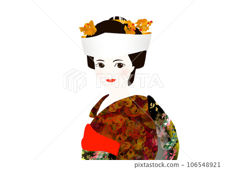 Japanese kimono, Irouchikake, Bunkin Takashimada bride Japanese kimono, Irouchikake, Bunkin Takashimada bride 106548921