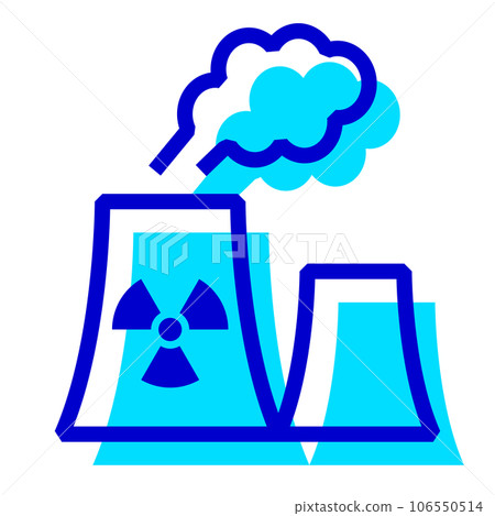 代表能源、核電的兩種顏色風格圖標 106550514