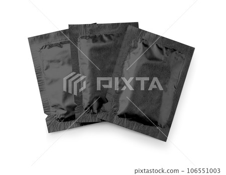 Aluminum black bag isolated 106551003