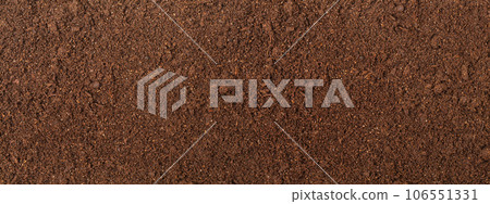 close up soil peat moss dirty background 106551331