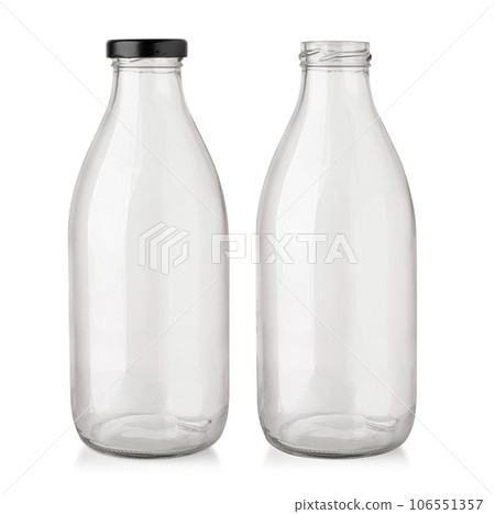 empty milk bottle 106551357