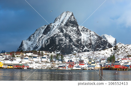 The magic of nature in Lofoten during winter The magic of nature in Lofoten during winter 106552413