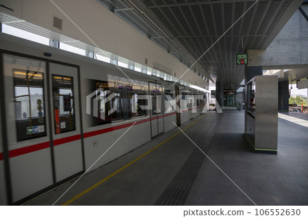 View of Aspernstrasse Metro station in Vienna View of Aspernstrasse Metro station in Vienna 106552630