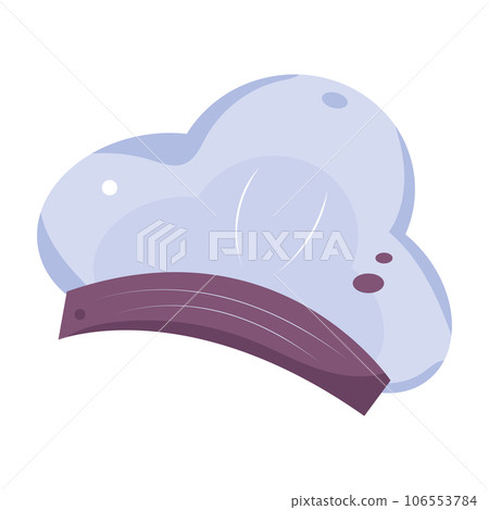 Isolated colored chef hat image Vector Isolated colored chef hat image Vector 106553784