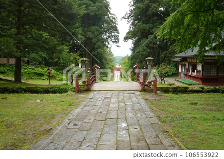 Japan Aomori Hirosaki Iwakiyama Shrine approach Japan Aomori Hirosaki Iwakiyama Shrine approach 106553922