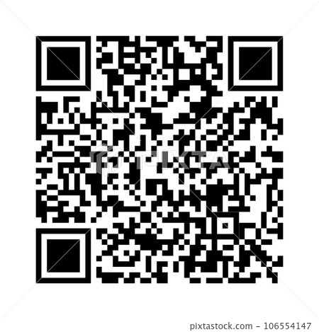 Black white QR code. Quick Response code. Marketing and inventory management. Black white QR code. Quick Response code. Marketing and inventory management. 106554147