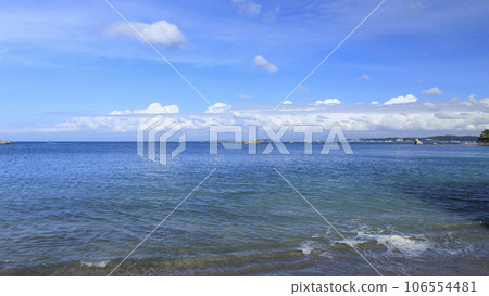 神奈川縣湘南三浦半島三浦郡葉山町森戶雄二郎燈塔附近的夏天 神奈川縣湘南三浦半島三浦郡葉山町森戶雄二郎燈塔附近的夏天 106554481