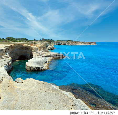 Grotta del Canale, Sant'Andrea, Salento sea coast, Italy 106554897