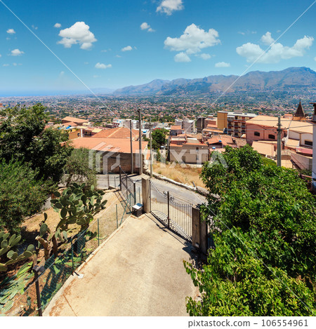 Palermo view from the  Monreale town 106554961