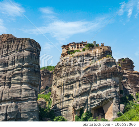 Summer rocky Meteora monasteries, Greece 106555066