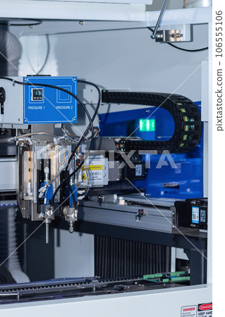 working area of the coating machine for printed circuit board 106555106