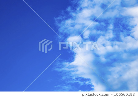 White cumulus clouds against the blue sky. White cumulus clouds against the blue sky. 106560198