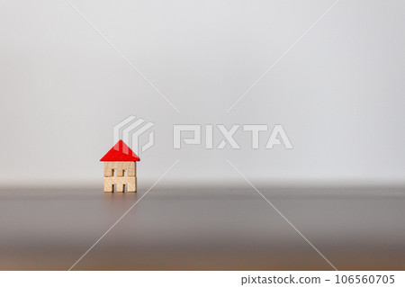 House with red roof blocks House with red roof blocks 106560705