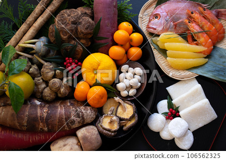 Various New Year ingredients (1) Various New Year ingredients (1) 106562325