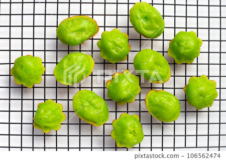 Kanom Krok Singapore, Pandans hot cake. Thai dessert 106562474