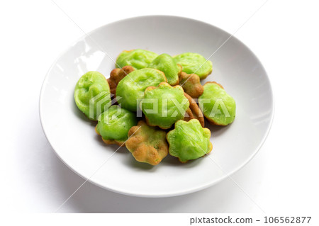 Kanom Krok Singapore, Pandans hot cake. Thai dessert 106562877