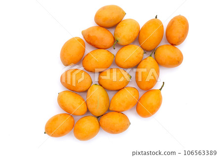 Marian plum fruit isolated on white background Marian plum fruit isolated on white background 106563389