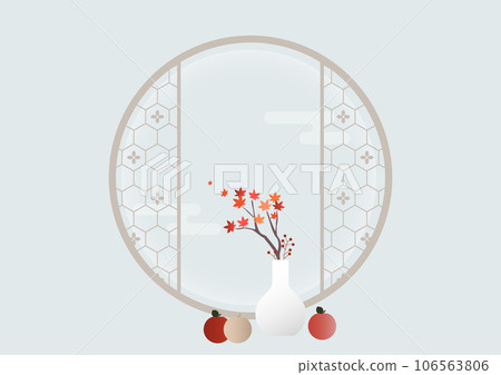 A collection of various Chuseok background. 106563806