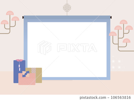 A collection of various Chuseok background. 106563816