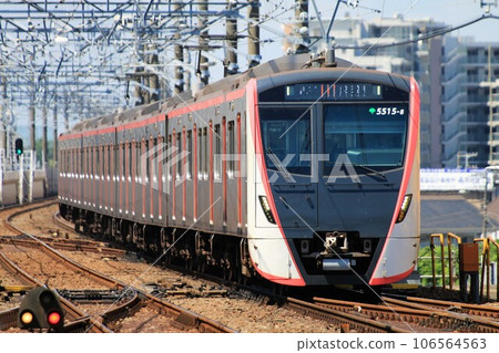 [Toei Subway] Type 5500 Access Limited Express (Hokuso Line: Shinkamagaya Station) 106564563