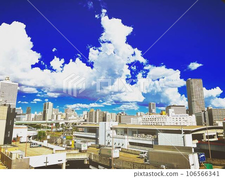 城市和藍天 城市和藍天 106566341