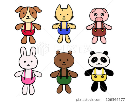 可愛的動物插圖集 106566377