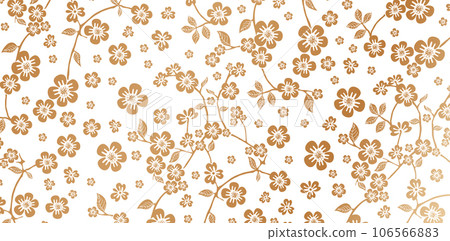 Seamless pattern with hand drawn flowers cherry blossom floral backgrounds for wedding invitation, greeting cards, banner ads, screen printing material, wrapping paper, Fashionable textile, book cover Seamless pattern with hand drawn flowers cherry blossom floral backgrounds for wedding invitation, greeting cards, banner ads, screen printing material, wrapping paper, Fashionable textile, book cover 106566883