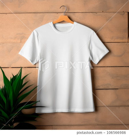 White t-shirt for mockup White t-shirt for mockup 106566986