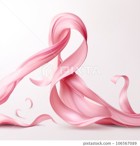Abstract background pink smoke ribbon-插圖素材 [106567089] - PIXTA圖庫