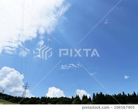 晴朗的一天,高原的廣闊天空 晴朗的一天,高原的廣闊天空 106567905