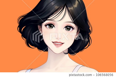 女性插畫素材 女性插畫素材 106568056
