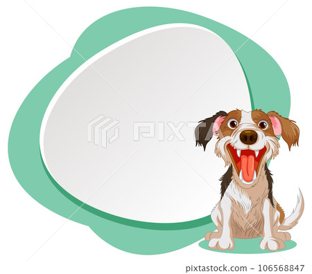 Cartoon Jack Russell Terrier Dog Banner 106568847
