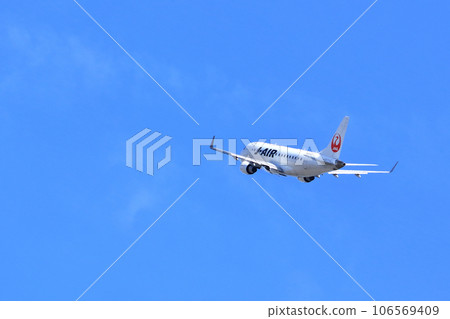 Osaka International Airport JAL Airplane Takeoff Sky Park 106569409