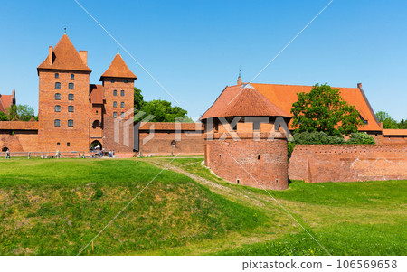 Castle of Teutonic Order in Malbork, Poland Castle of Teutonic Order in Malbork, Poland 106569658