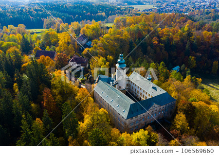 Panoramic view of castle Lemberk. Panoramic view of castle Lemberk. 106569660