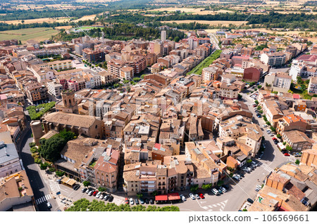 Drone photo of Spanish town Tremp Drone photo of Spanish town Tremp 106569661