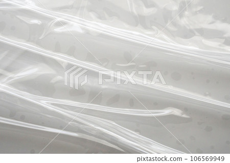 White plastic film wrap texture background White plastic film wrap texture background 106569949